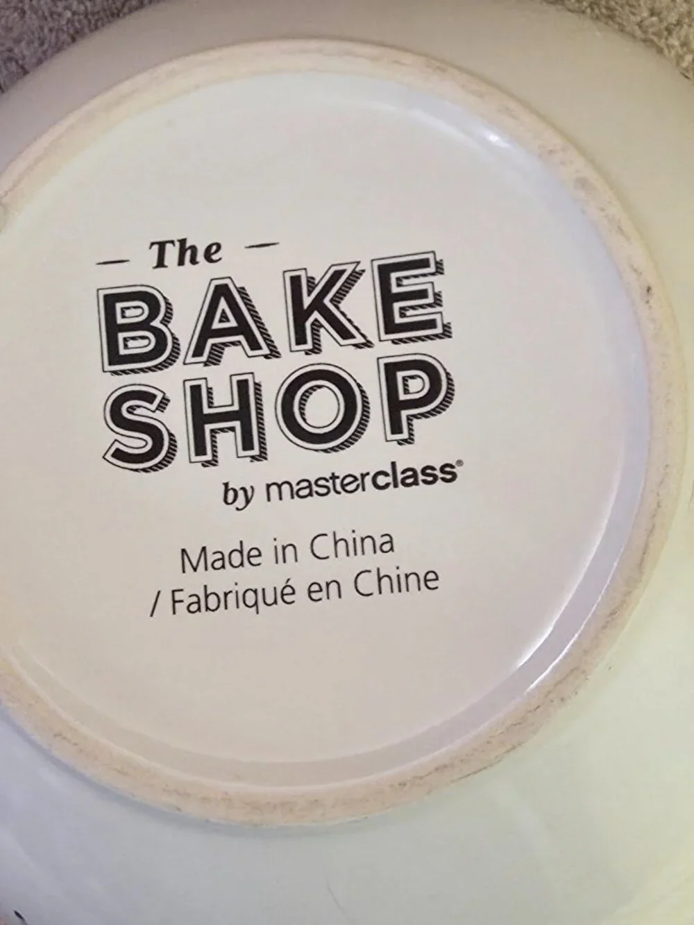 The Bake Shop CHRISTMAS Reindeer Large Batter Bowl Mixing Handle Spout